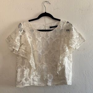 Ark & Co Cream Lace Blouse